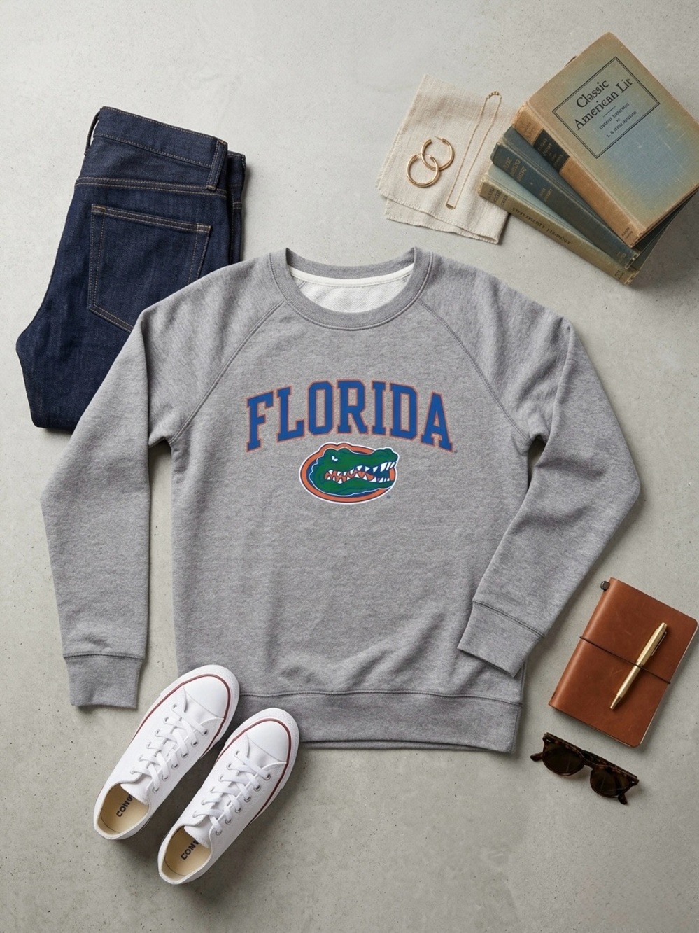 Florida Gators Gray Crewneck Sweatshirt